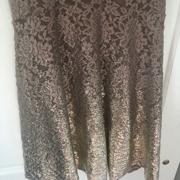 NWOT Free People golden dress - Picture 7 of 8